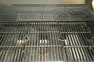 Grill Before Cleaning