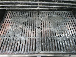 Grill Before Cleaning