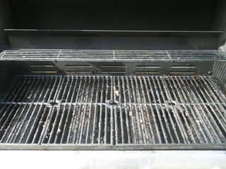 Grill Before Cleaning